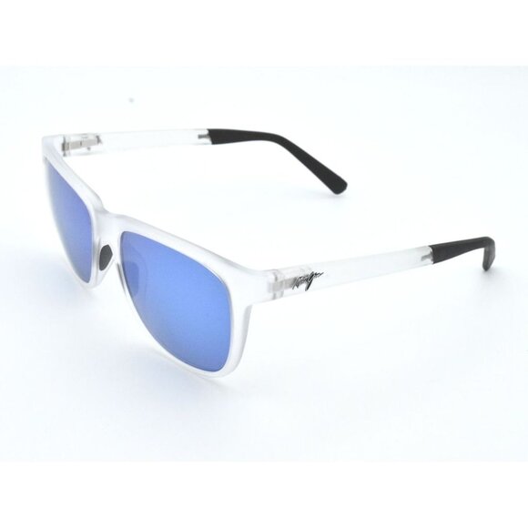 Maui Jim Tall Slide MJ 740-05CM Light Grey Crystal / Blue Hawaii Polariz…